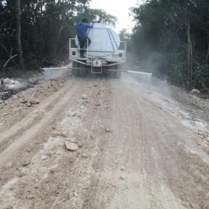 Camino Saca Cosechas en Chapab, Yucatán